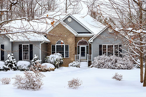 winter weather snow home